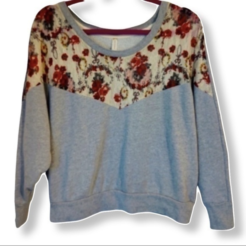 Free People sheer sweater